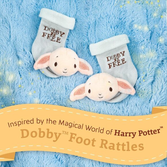 Harry Potter Dobby Baby Infant Rattle Socks | Plush Foot Rattle Toy | Newborn-6M - Picture 6 of 8